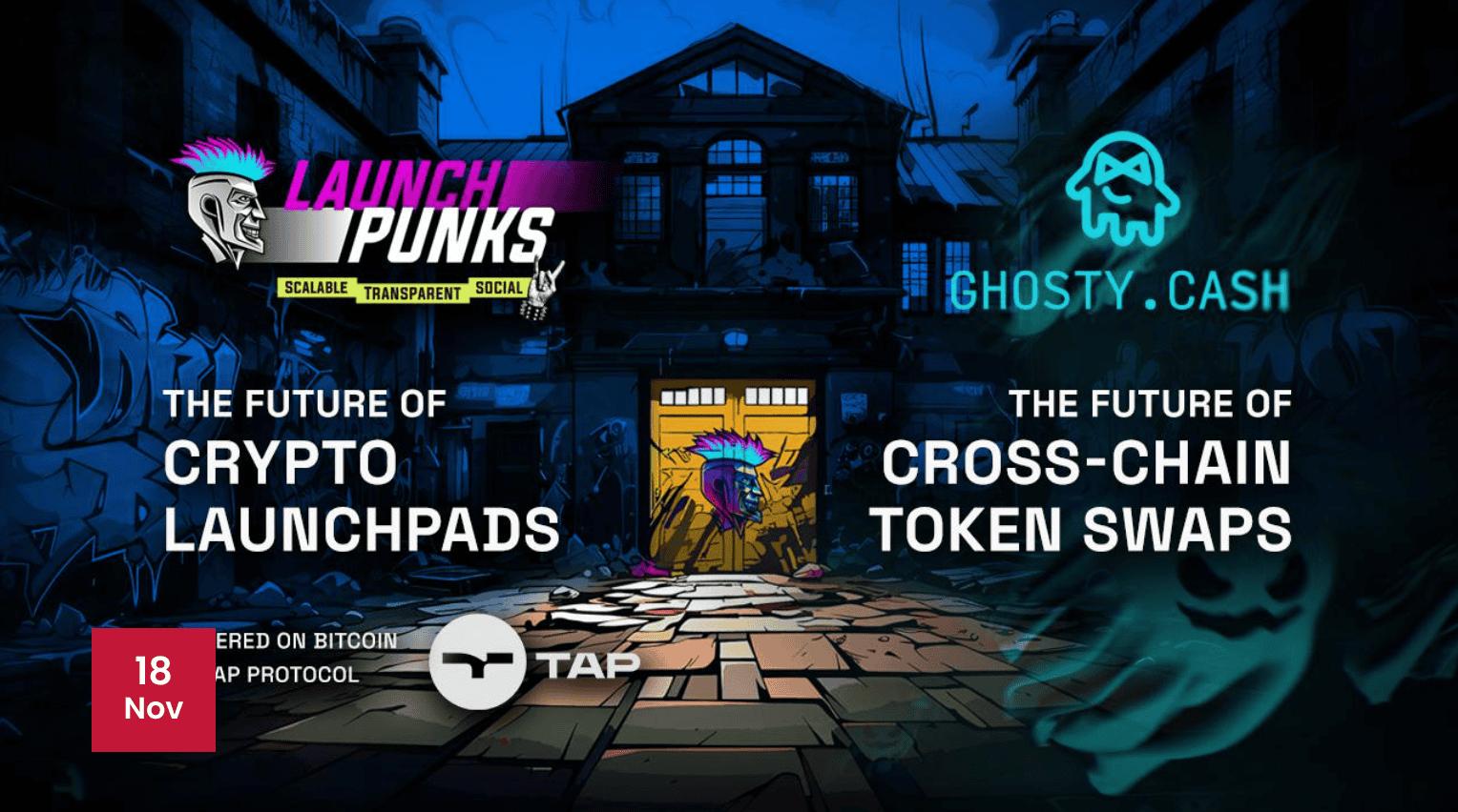 下一代游戏化平台Launchpad LaunchPunks携手Ghosty Cash共同推出